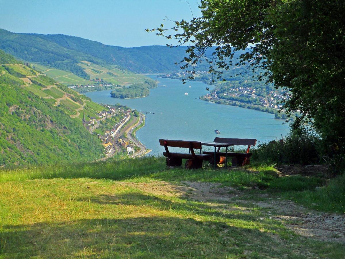 Roosartige Ferien - Ferienwohnung Am Weiherturm Bacharach Exteriör bild