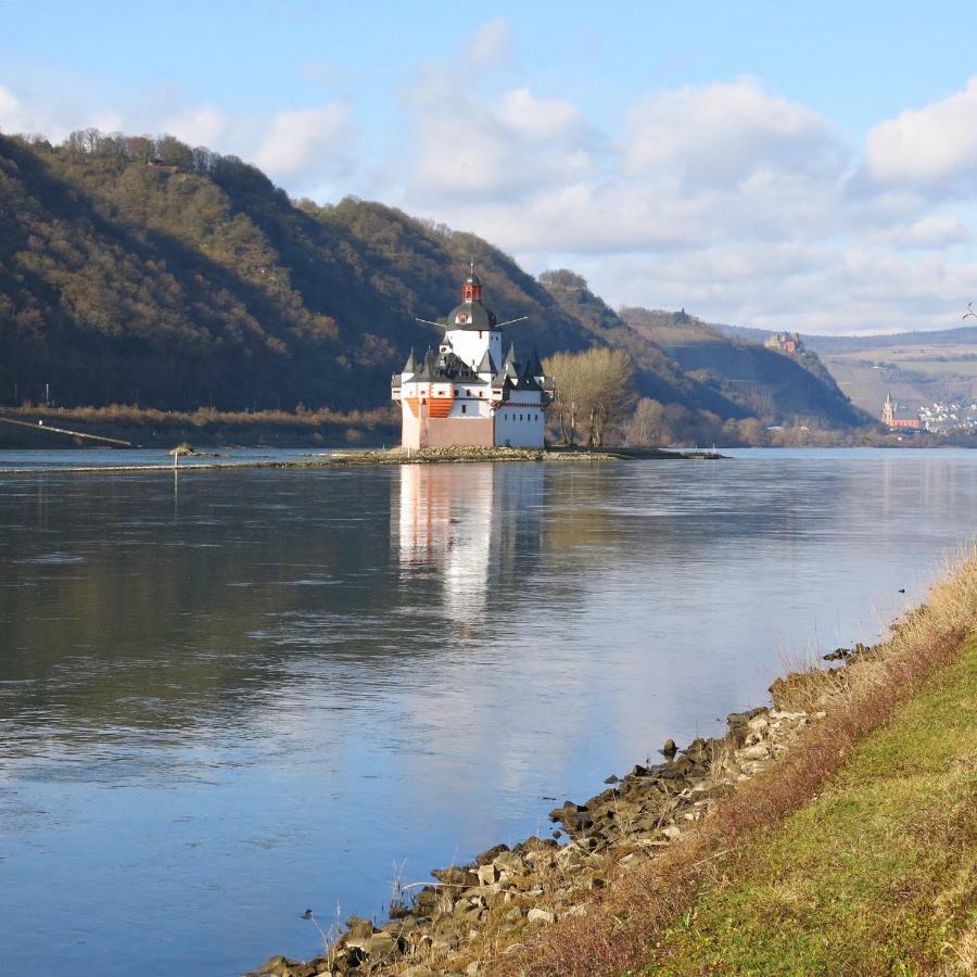 Roosartige Ferien - Ferienwohnung Am Weiherturm Bacharach Exteriör bild